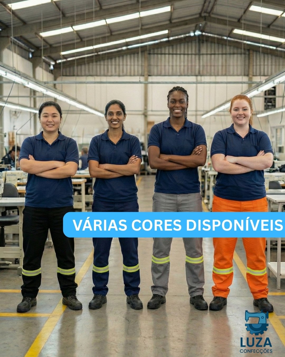 Calça de Brim Feminina - Luza Confecções