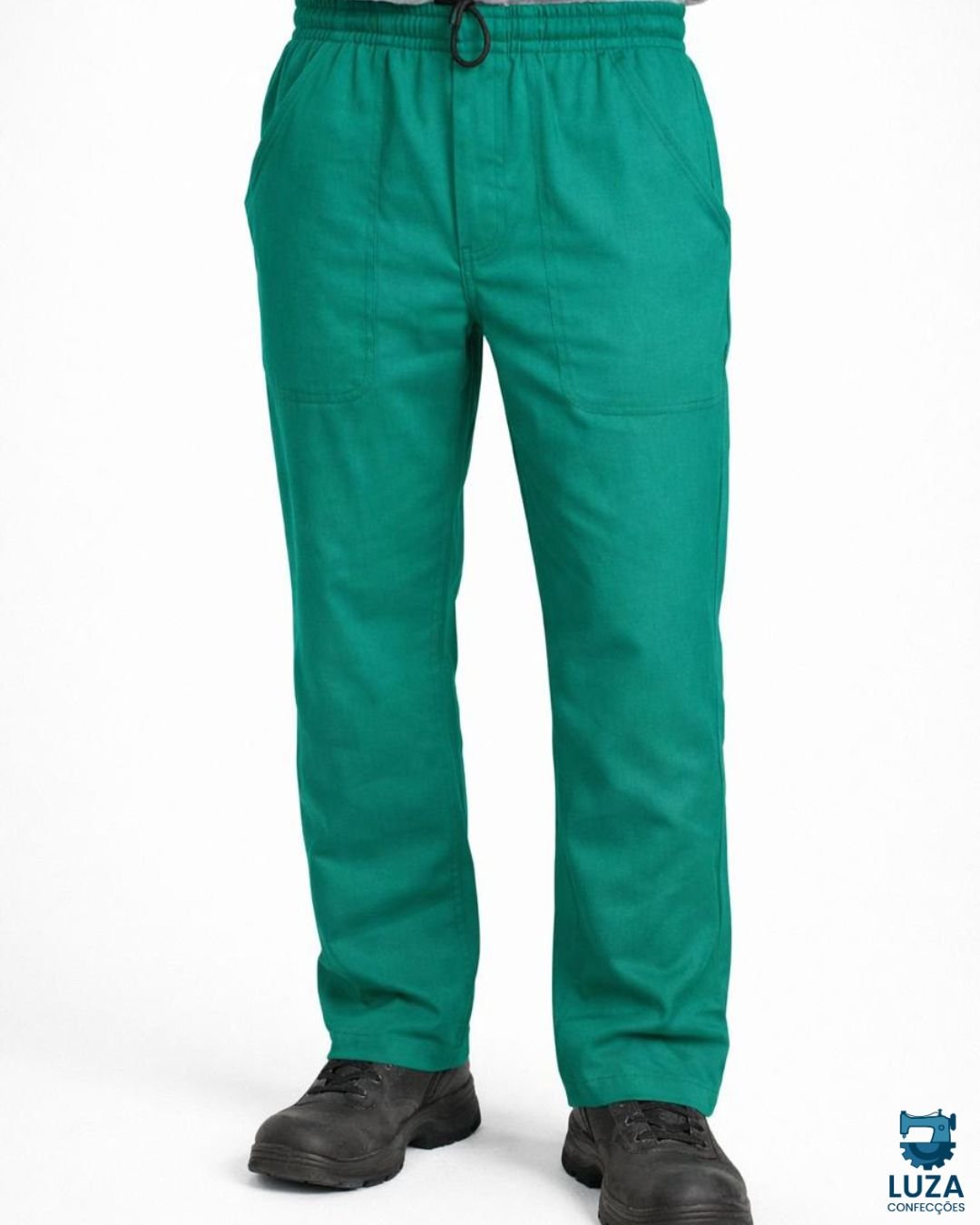 Calca de Brim Masculina Sem Faixa Refletiva Luza Uniformes Profissionais Curitiba 3