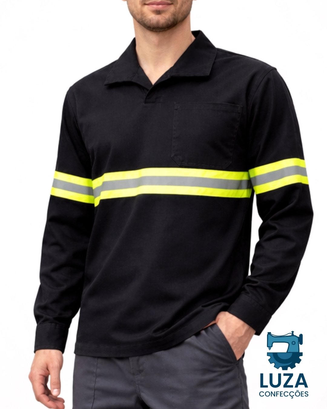 Camisa em Brim Luza Confeccoes 1