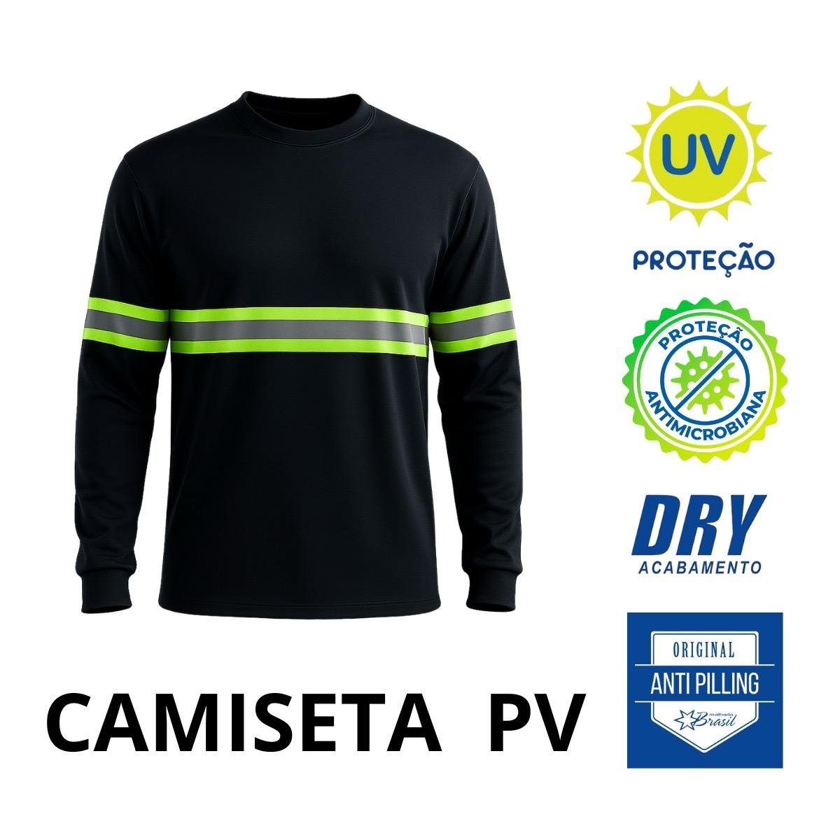Camiseta PV Luza Uniformes Profissionais 5