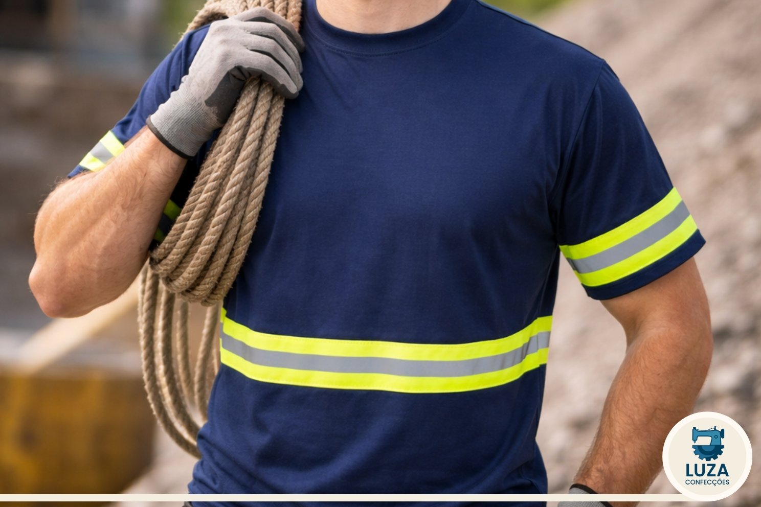 Camiseta PV Operacional Luza Uniformes Profissionais
