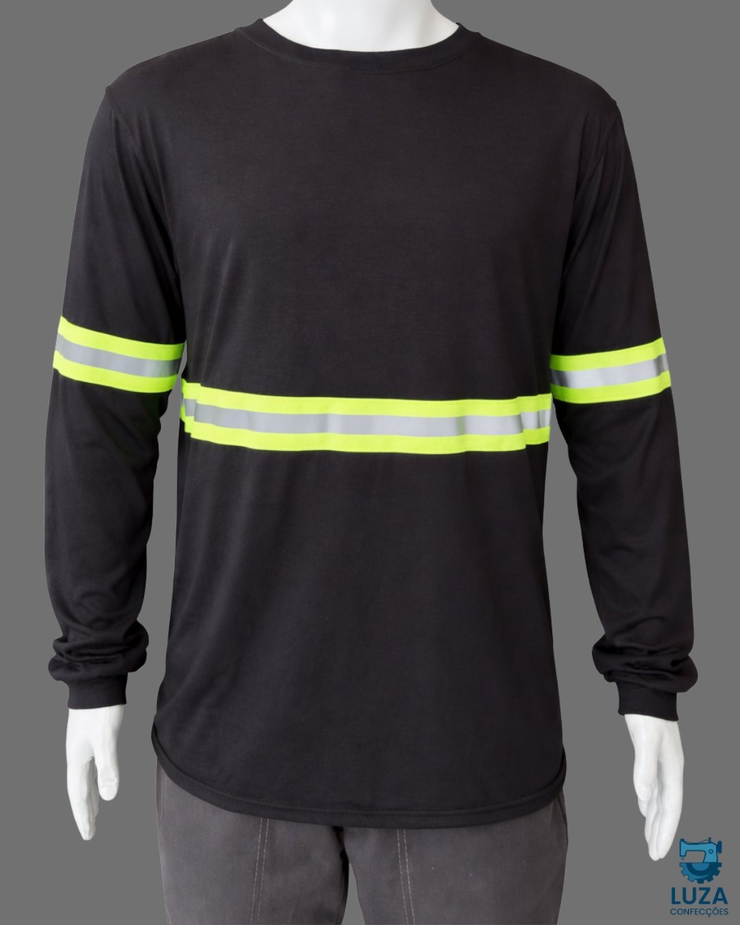 Camiseta PV Operacional Manga Longa Luza Uniformes Profissionais 3