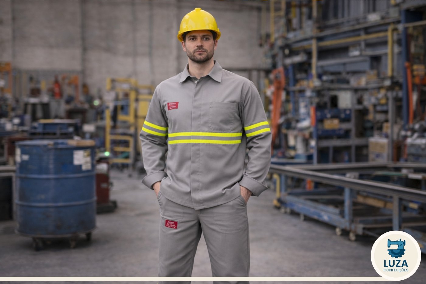 Conjunto Antichamas NR10 Luza Uniformes Profissionais