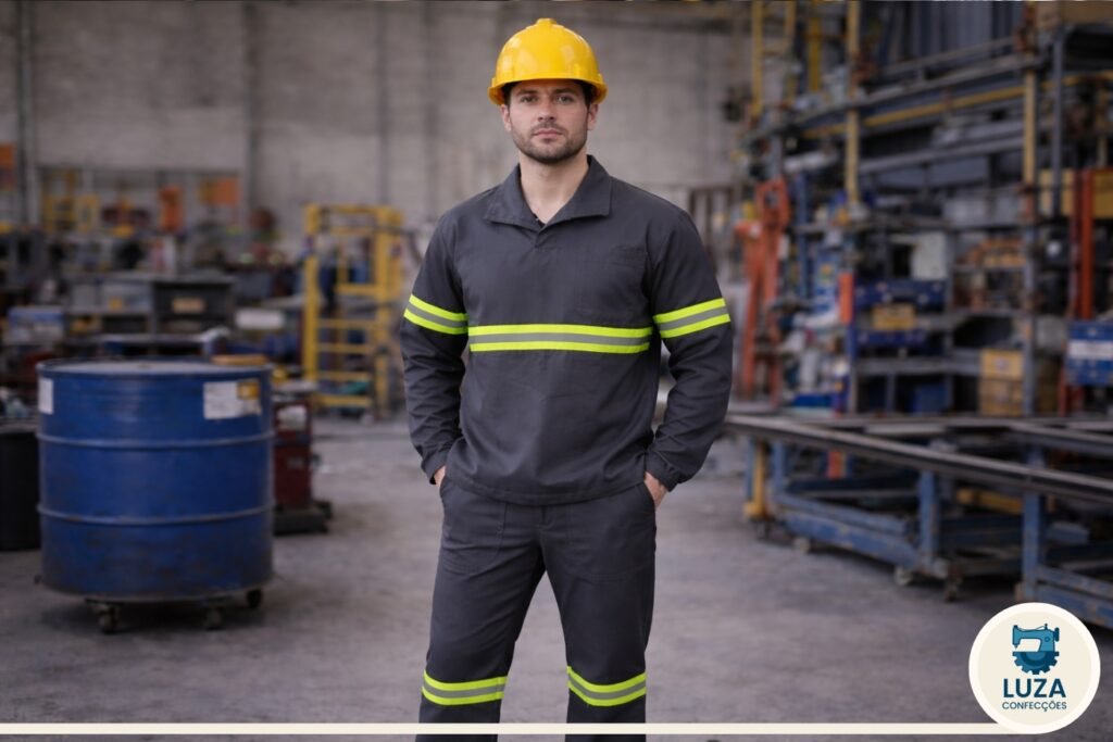Conjunto em Brim Operacional - Luza Uniformes Profissionais