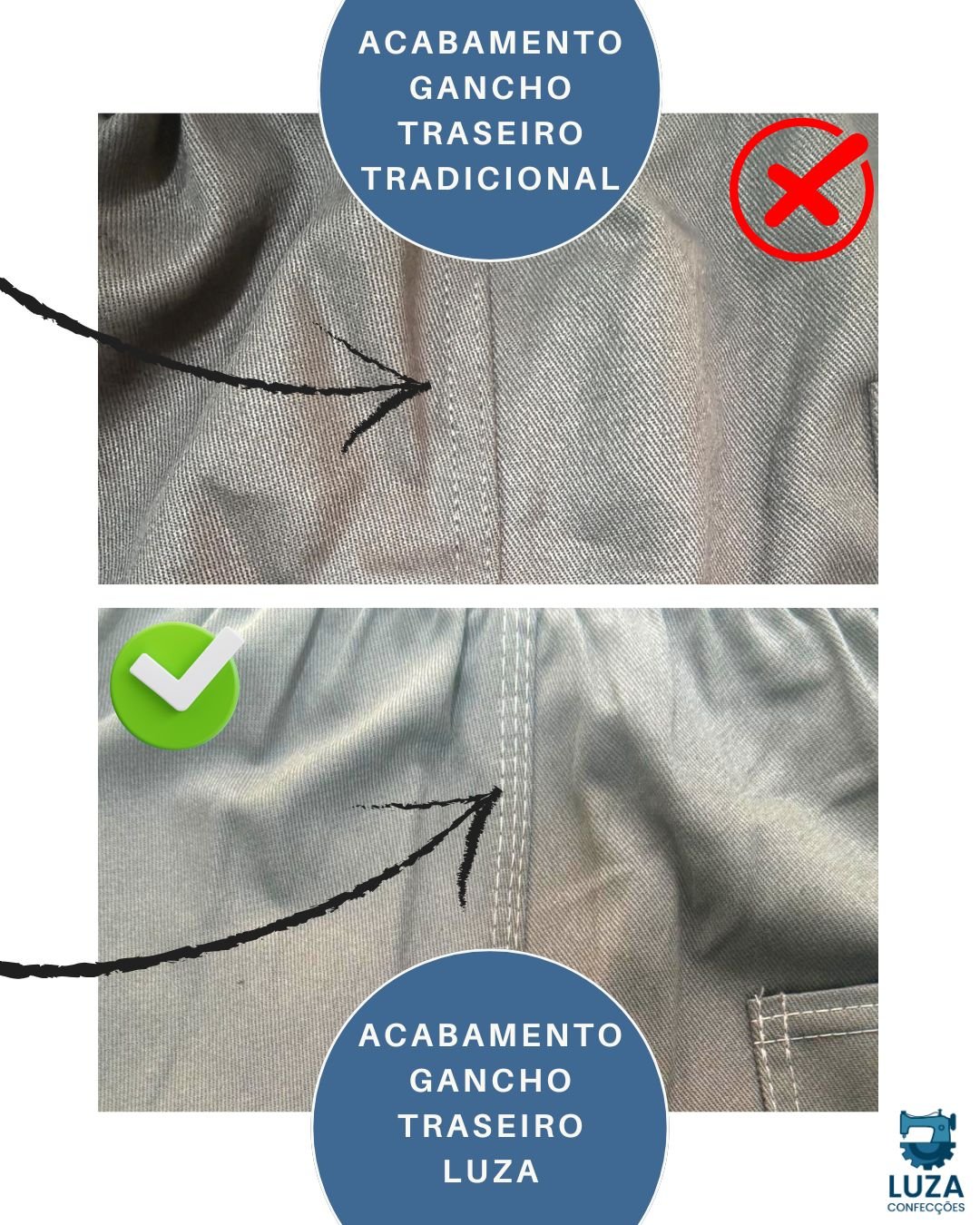 Diferenciais Uniformes Profissionais Luza Confeccoes 2