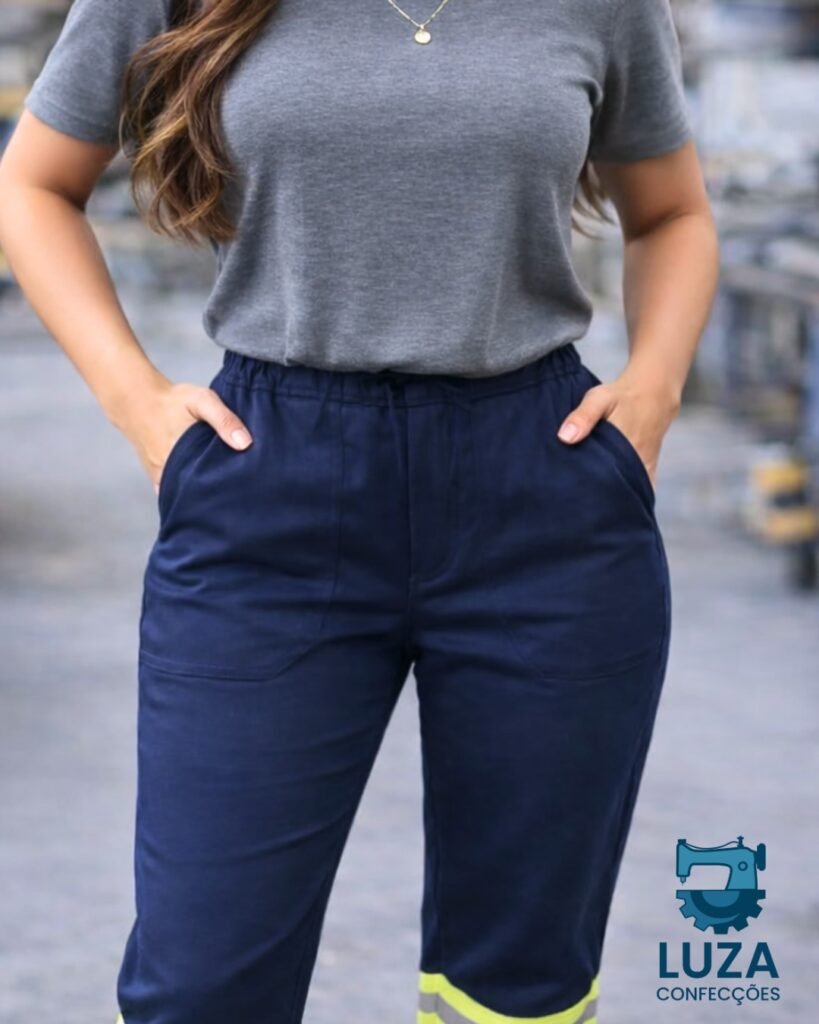 Calça de Brim Feminina Operacional - Luza Uniformes Profissionais Curitiba