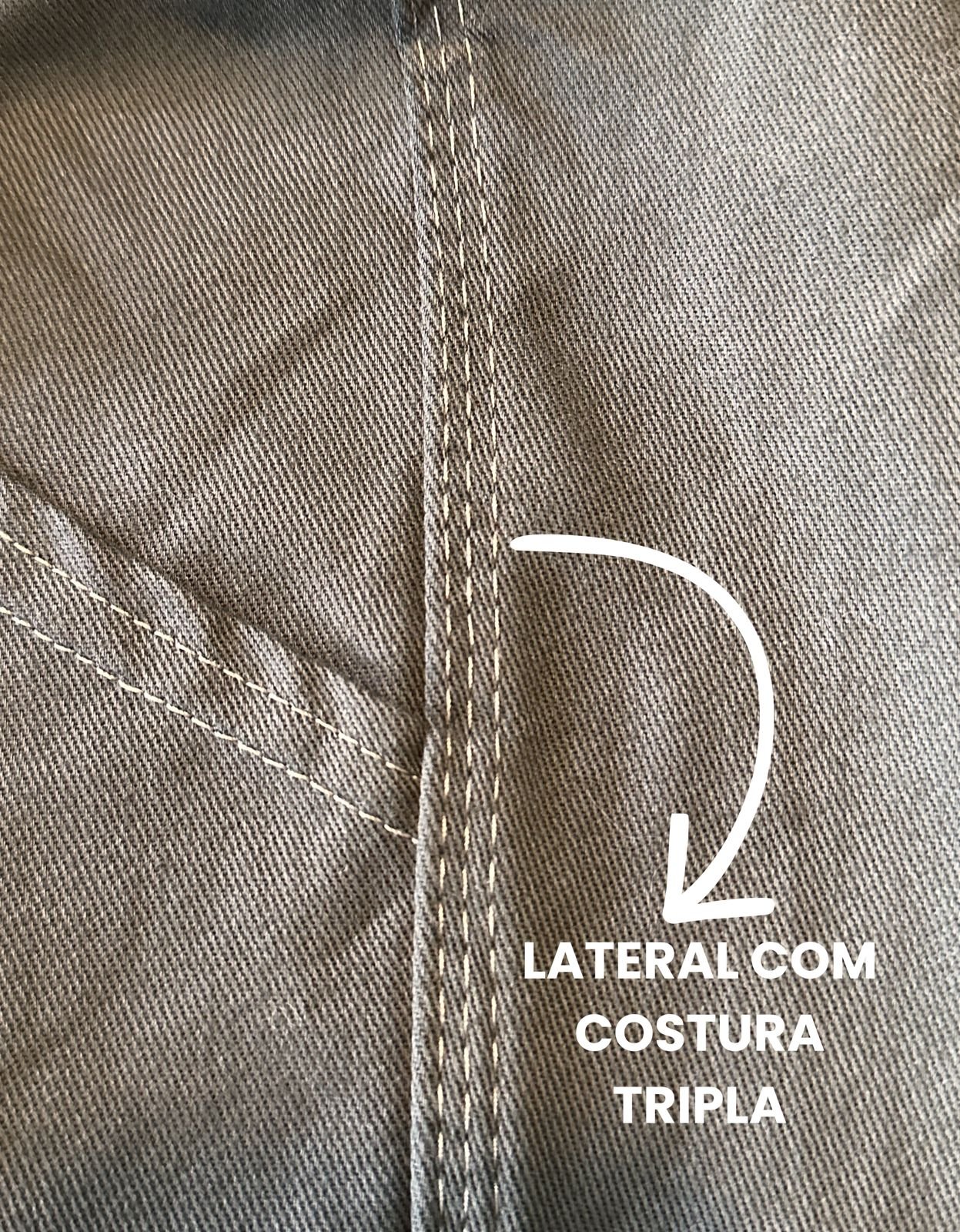 Calca de Brim Masculina Uniforme Luza Confeccoes 8