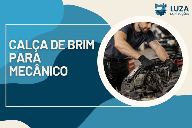 Calça de Brim para Mecânico