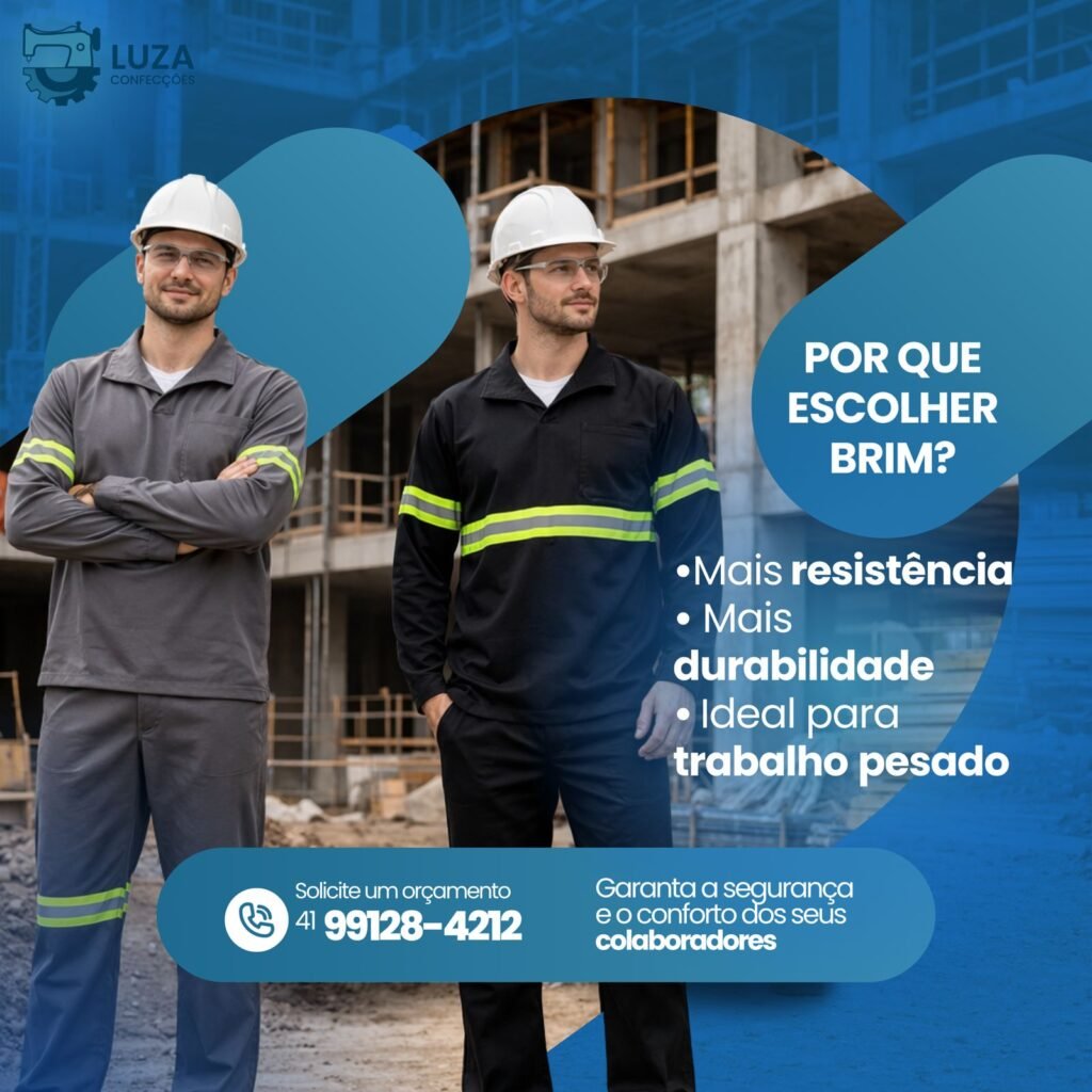 Uniformes de Brim Luza Uniformes Profissionais Curitiba