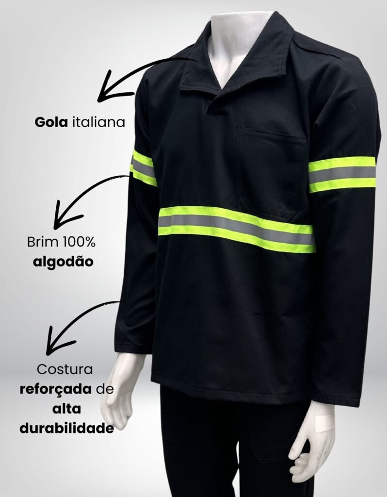 Uniforme com Faixa Refletiva 17
