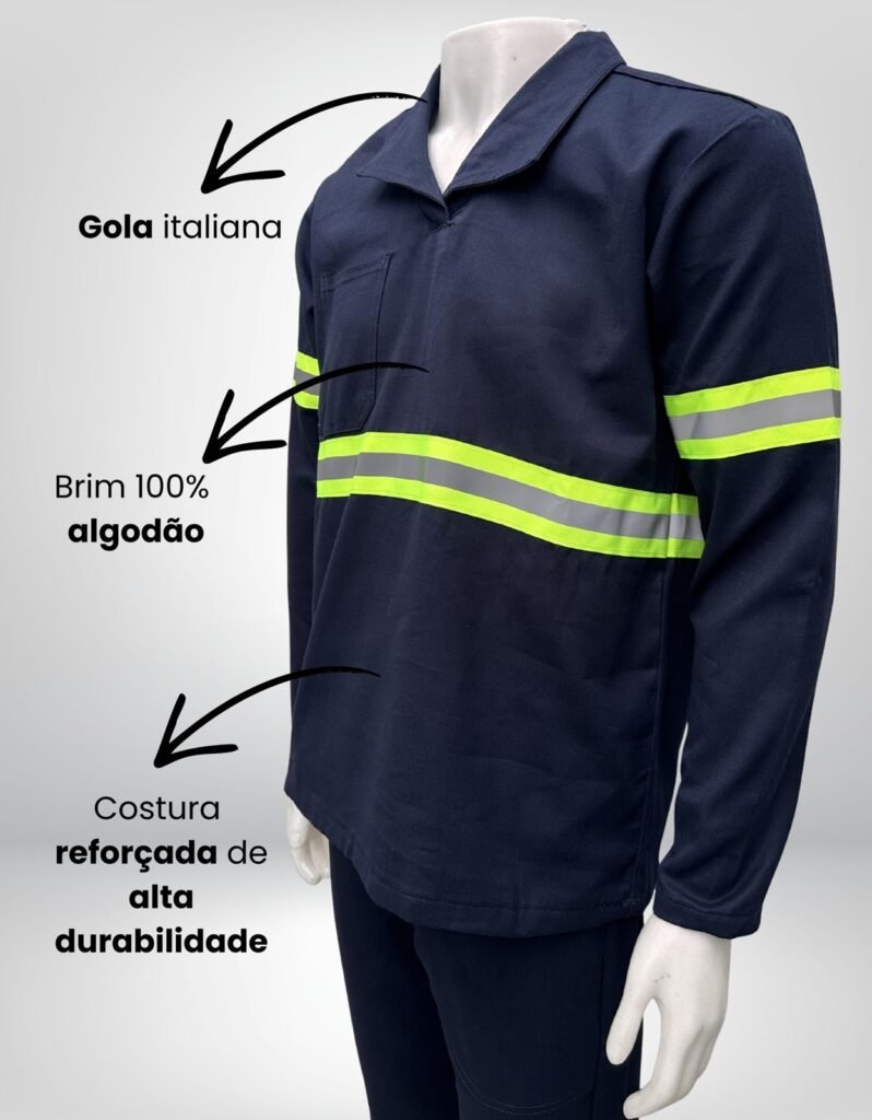 Uniforme com Faixa Refletiva 6
