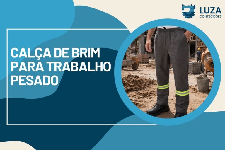 calça de brim para trabalho pesado