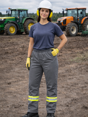 Calça de Brim Feminina Luza Confecções Calça de Brim Feminina Luza Confecções