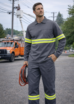 Conjunto em Brim Luza Uniformes Profissionais Conjunto em Brim Luza Uniformes Profissionais